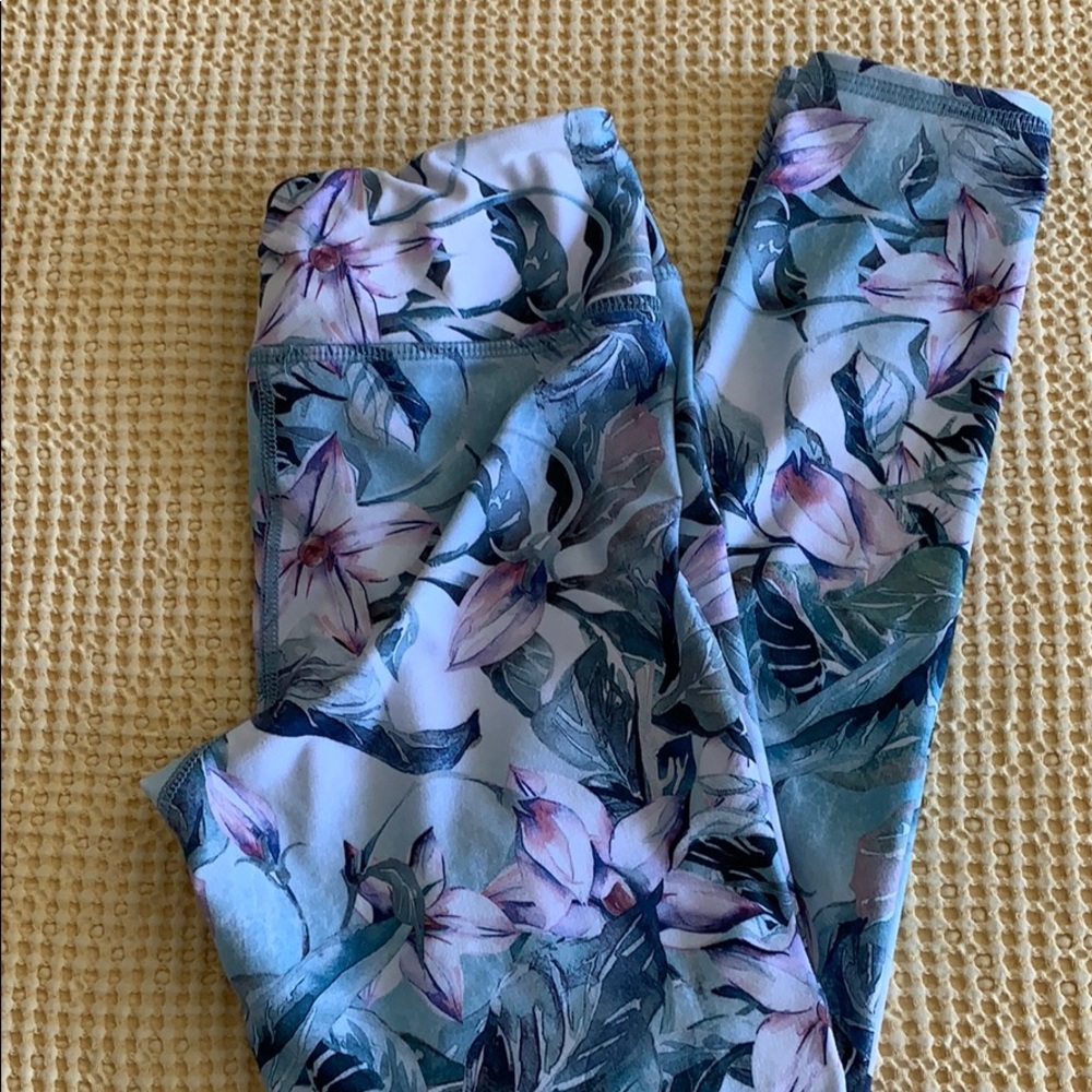 Floral print leggings